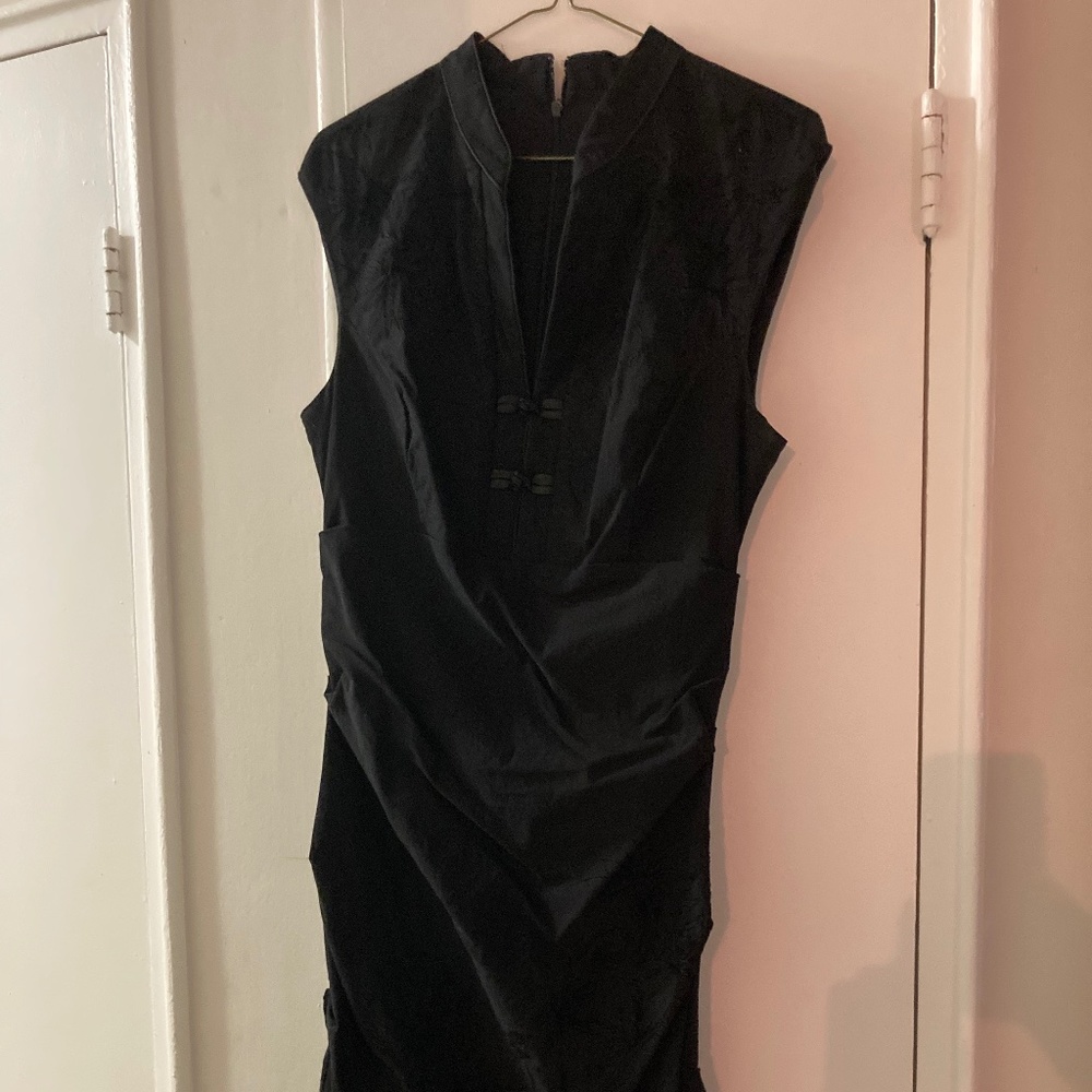 Black cocktail dress